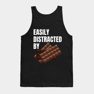 Easily Distracted By Chocolate Tank Top